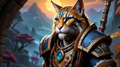 Prompt: Khajiit (world of Warcraft) (UHD, 4k,intricately detailed, deep colors, high contrast)