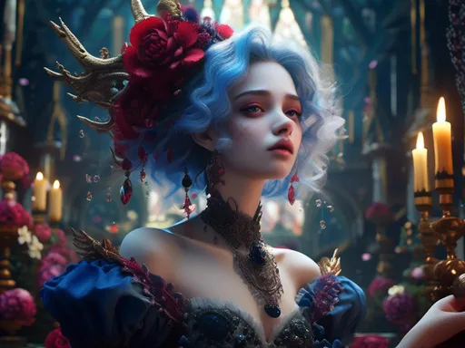 Prompt: <mymodel> evil Cinderella  (Tim Burton art style) .UHD, 4k,intricately detailed, deep colors, high contrast (UHD, 4k,intricately detailed, deep colors, high contrast)