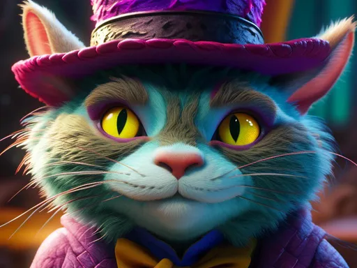 Prompt: <mymodel>  cat in the hat (Shrek art style) .UHD, 4k,intricately detailed, deep colors, high contrast (UHD, 4k,intricately detailed, deep colors, high contrast)