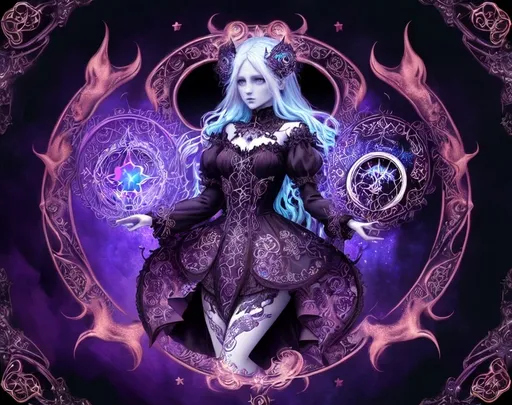 Prompt: Virgo ,(ghost art style) (zodiac) (star signs), whimsical, gothic.mythical UHD, 4k,intricately detailed, deep colors, high contrast (UHD, 4k,intricately detailed, deep colors, high contrast)