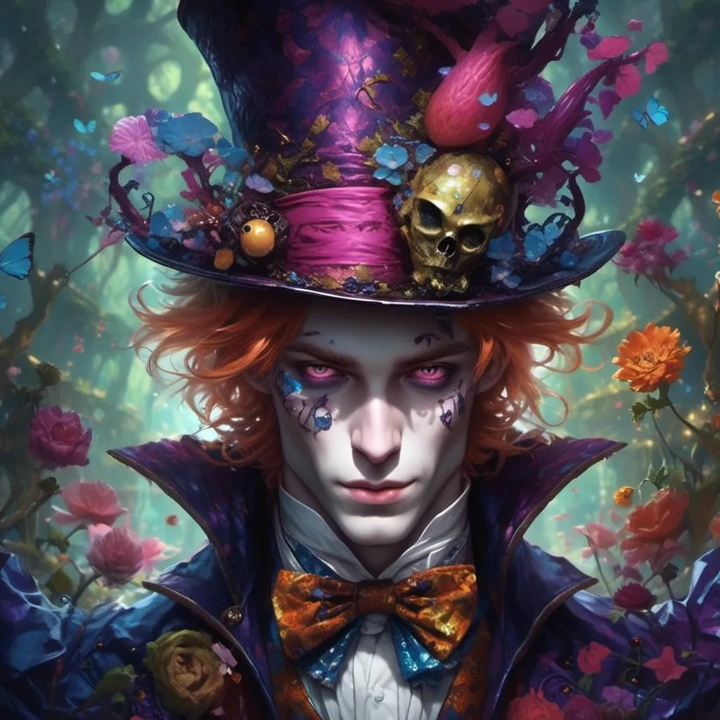 Prompt: <mymodel> mad Hatter from Alice and wonderland