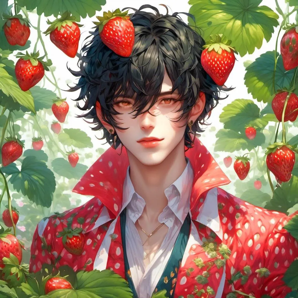 Prompt: <mymodel> giant strawberry