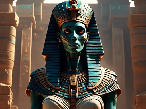 Prompt: <mymodel> undead mummy woman , in Egyptian temple ruins. (UHD, intricate details, deep colors, 4k)