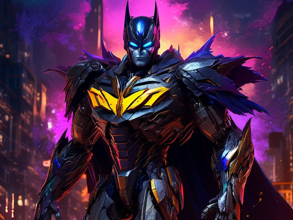 Prompt: <mymodel> batman  (transformers art style) .UHD, 4k,intricately detailed, deep colors, high contrast (UHD, 4k,intricately detailed, deep colors, high contrast)