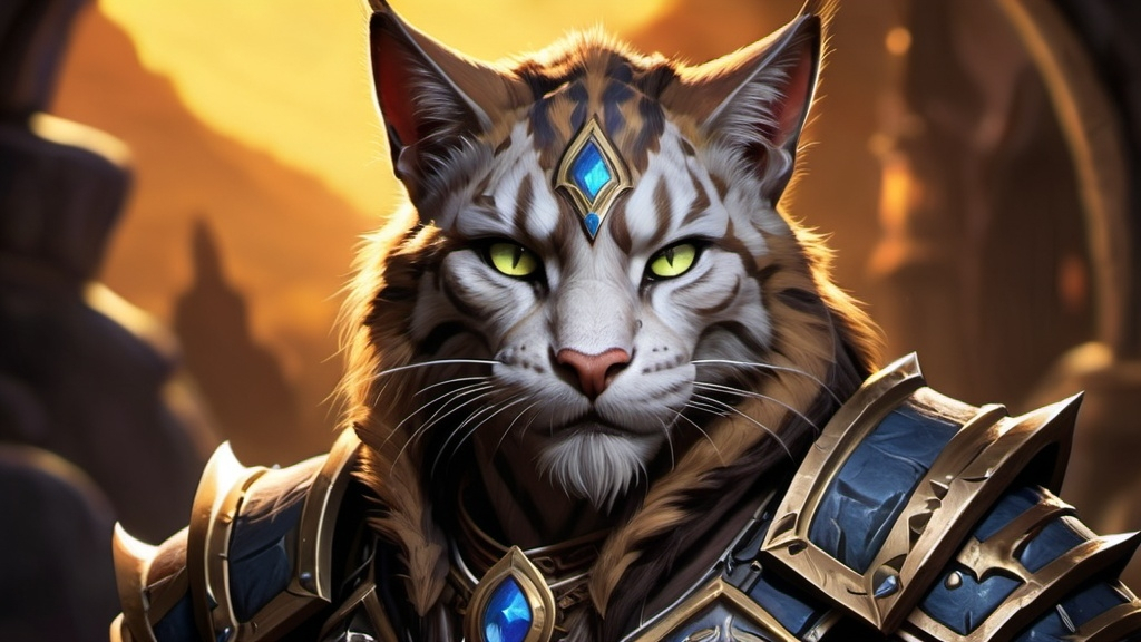 Prompt: Khajiit (world of Warcraft) (UHD, 4k,intricately detailed, deep colors, high contrast)