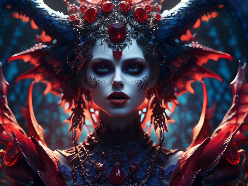 Prompt: <mymodel>vampire queen  (Tim Burton art style) .UHD, 4k,intricately detailed, deep colors, high contrast (UHD, 4k,intricately detailed, deep colors, high contrast)