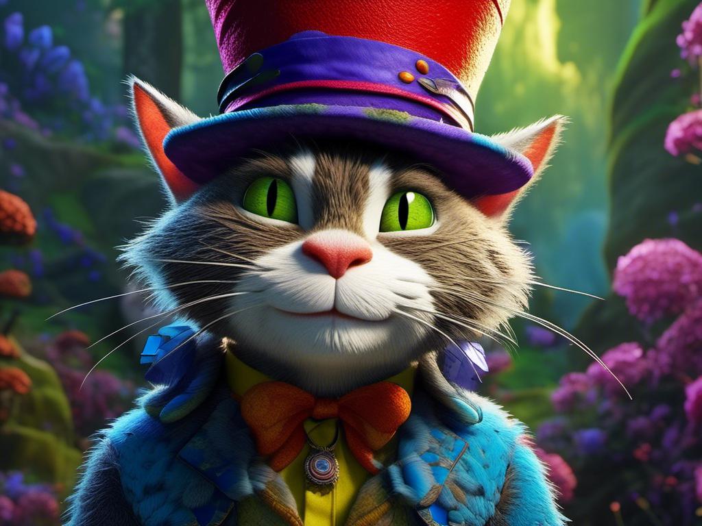 Prompt: <mymodel>  cat in the hat (Shrek art style) .UHD, 4k,intricately detailed, deep colors, high contrast (UHD, 4k,intricately detailed, deep colors, high contrast)