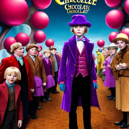 Prompt: Charlie and the Chocolate Factory
