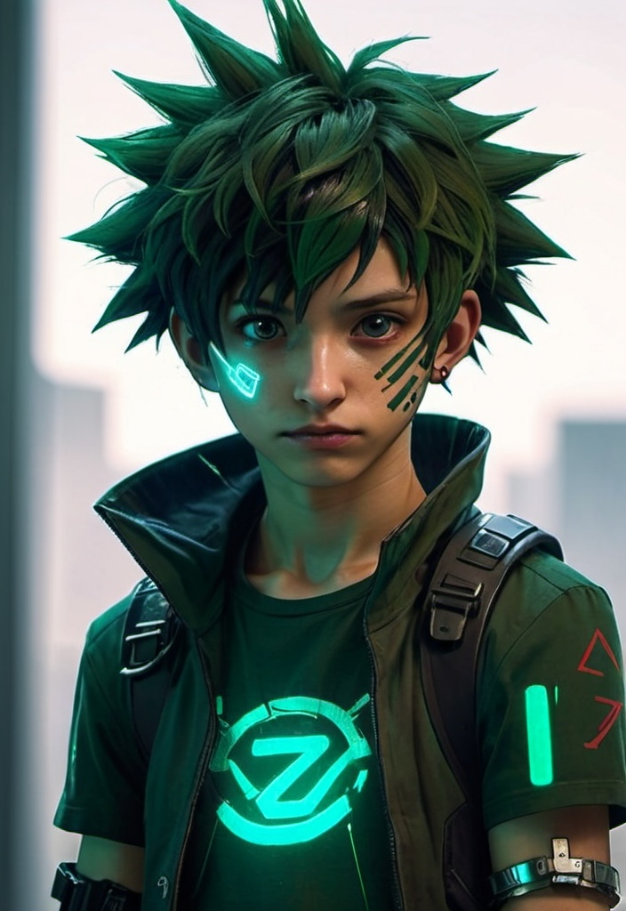 Prompt: Cyberpunk Deku
