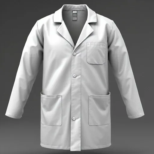 Prompt: Lab coat 3d plain for logo
