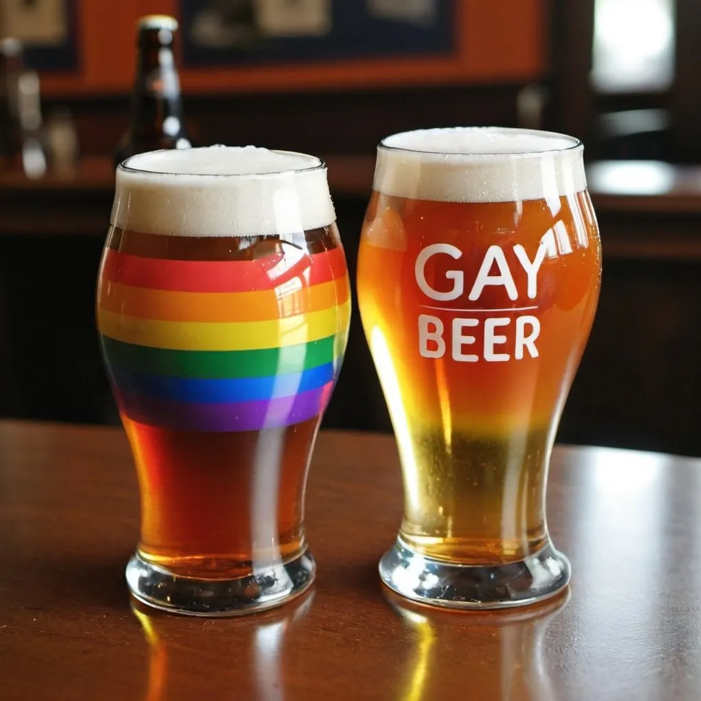 Prompt: Gay beer