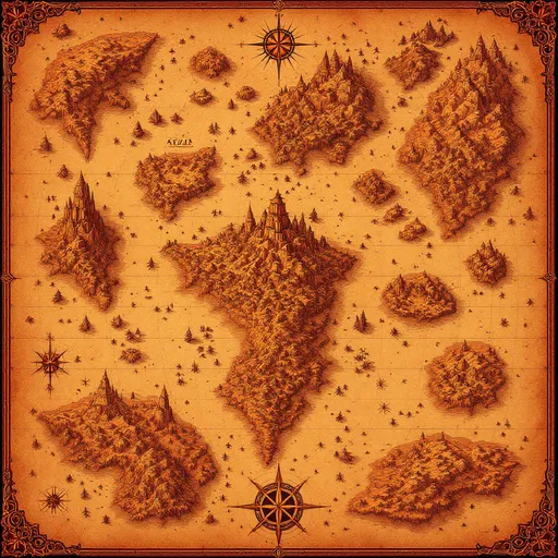 Prompt: a map  that is red 
in anther univers
  for a advenjer
game
