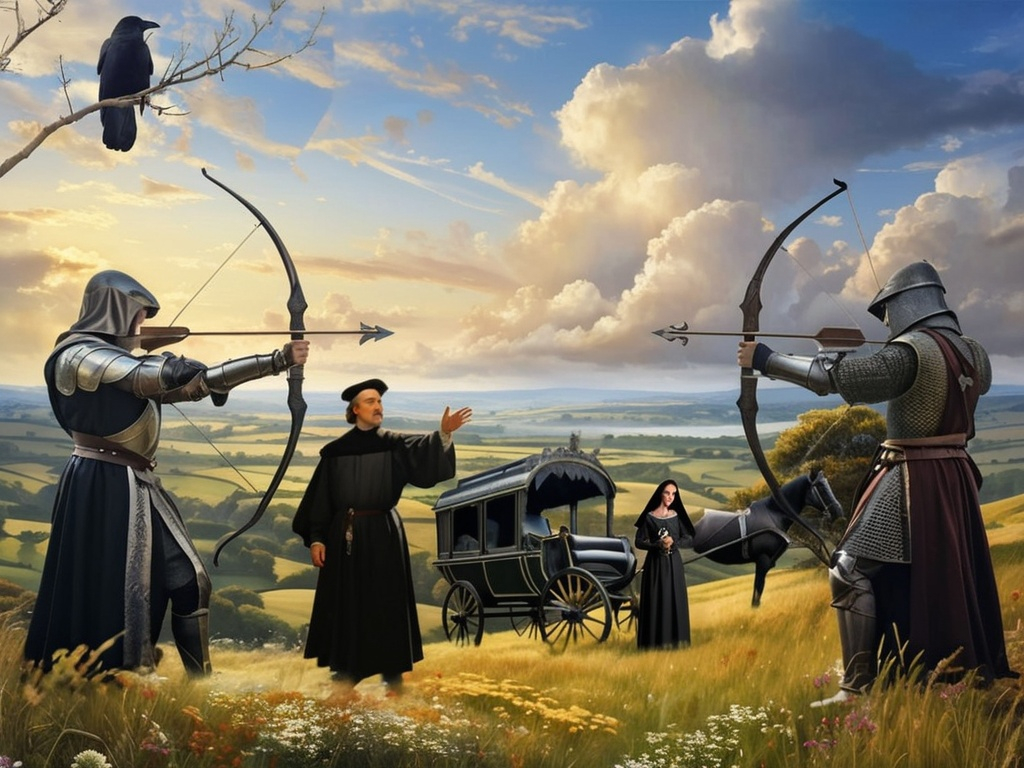 Prompt: Melodramatic Middle Ages