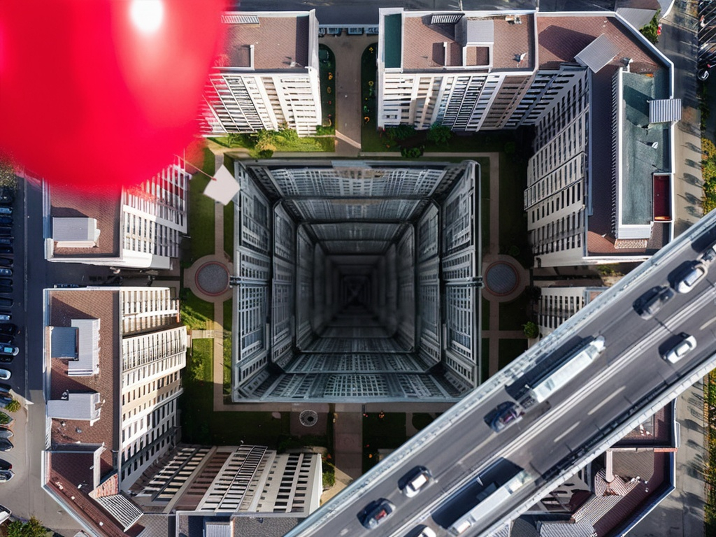 Prompt: A red balloon as in the Movie Le Ballon Rouge from 1956