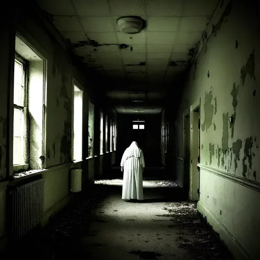 Prompt: A chilling ghost story about a haunted asylum.