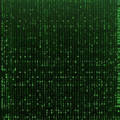 Prompt: The effect you're referring to from "The Matrix" movie is commonly known as the "digital rain" or "Matrix code." It's characterized by streams of green text, symbols, or numbers cascading down the screen in columns. The specific effect of the screen rippling, often associated with the digital rain, involves the following elements: