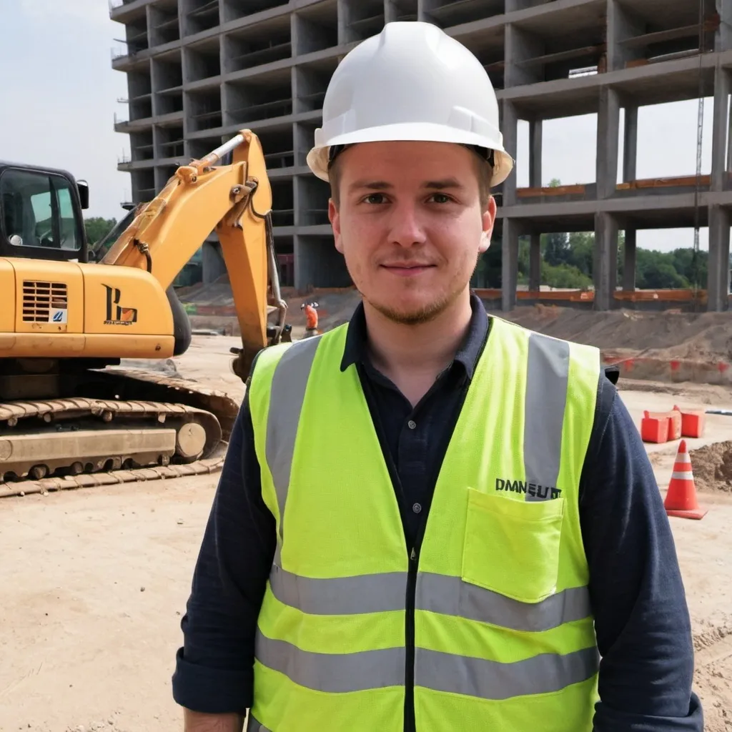 Prompt: A full picture of me in a construction site 