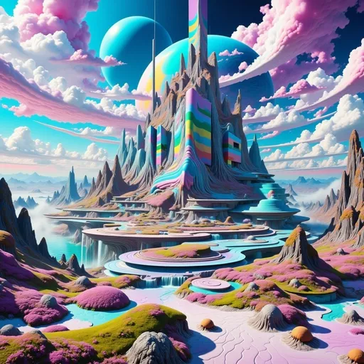 Prompt: Futuristic city inside a glass barll or bit planet earth