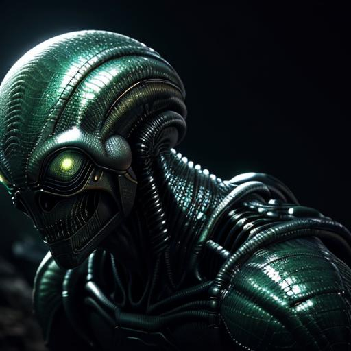 Prompt: alien, male, extremely, detailed environment, detailed background, intricate, detailed skin, natural colors , professionally color graded, photorealism, 8k, moody lighting.