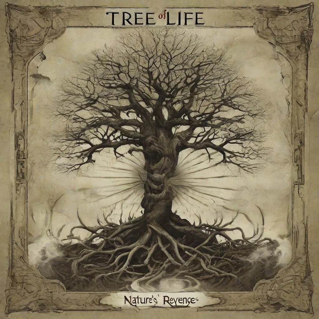 Prompt: album cover: tree of life
Name: Nature's revenge