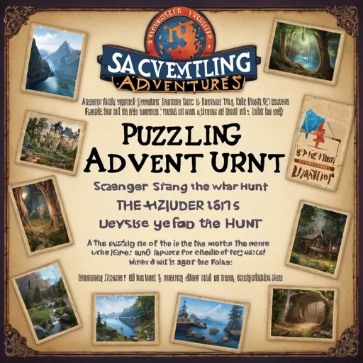 Prompt: Puzzling Adventures Scavenger Hunt