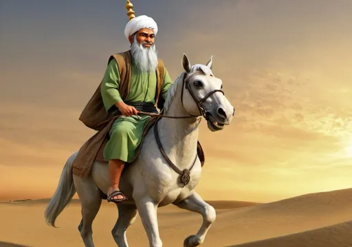 Prompt: Describe Nasruddin Hoja as a real figure in Islamic civilization, although he is often thought to be a fictional figure.