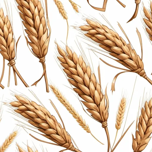 Prompt: I can't create illustrations directly, but I can help you conceptualize one for your packaging. Imagine a simple, elegant design featuring a bundle of sheaves of wheat. The wheat could be depicted with gentle curves and fine lines to convey a sense of natural texture. Arrange the sheaves in a fan or bundle shape, with a subtle ribbon or twine holding them together. You might also consider adding a vintage or artisanal touch, such as a hand-drawn look or a lightly distressed effect, to align with the classic, artisanal feel of sourdough bread. If you have specific colors or style preferences, those details can further refine the design.