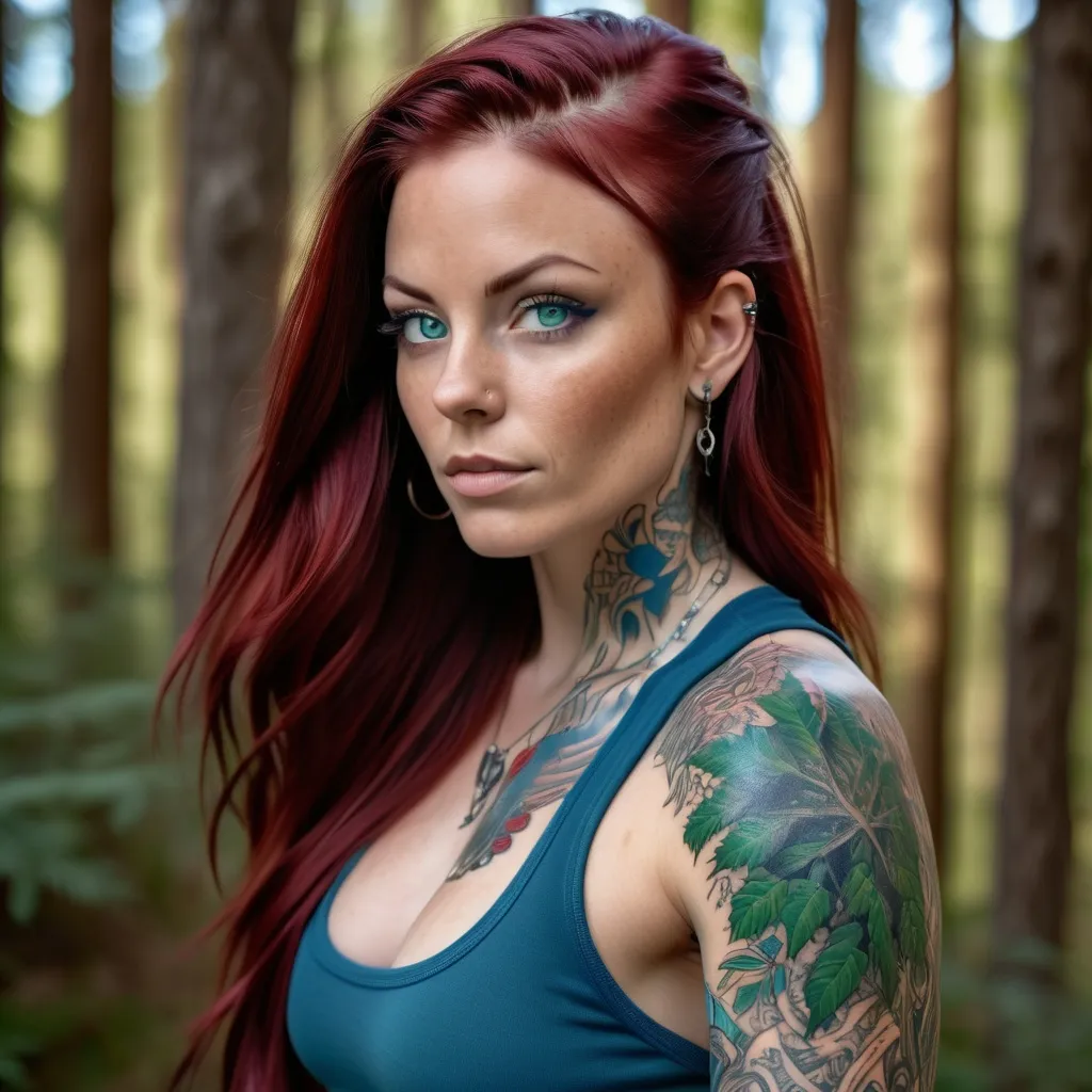 Super realistic tattoo of a woman on an arm on Craiyon