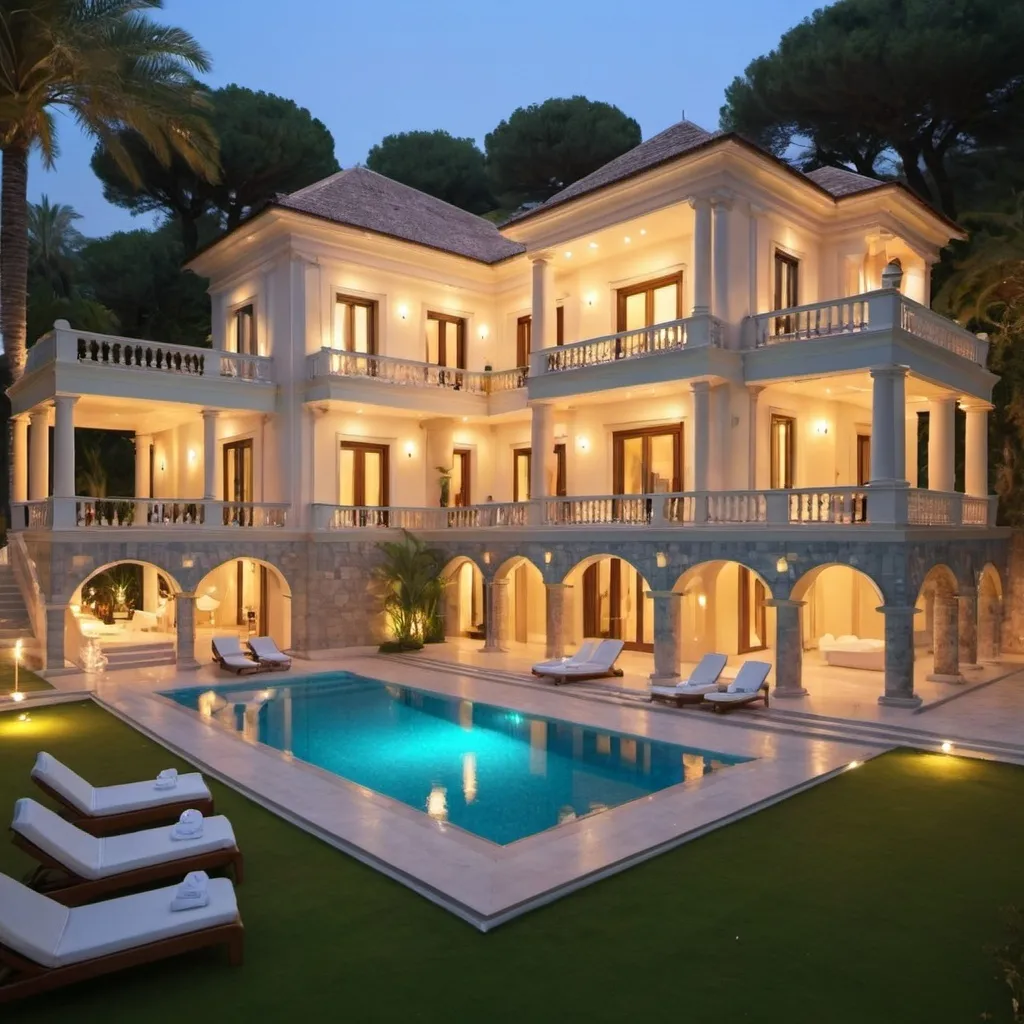 Prompt: Luxury villa