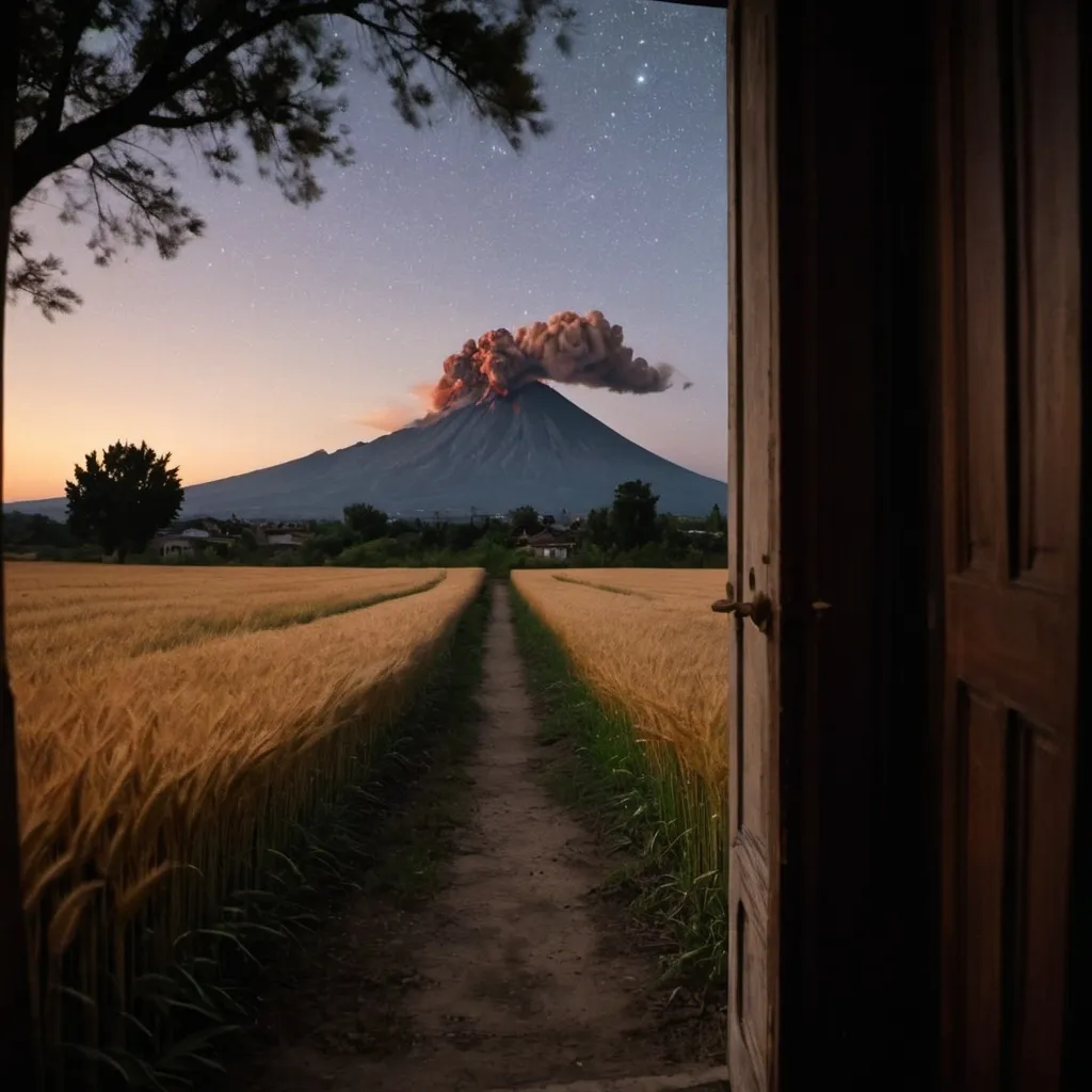 Prompt: Why are you running away from me now? Why are you running away? Why are you running away now from what makes wheat the eyelashes of the earth, which makes the volcano another facet of jasmine? Nothing followed me at night except her silence when it extended in front of the door like the street... like the old neighborhood. Let it be whatever you want - Rita - the silence will be an ax and frames of stars.
