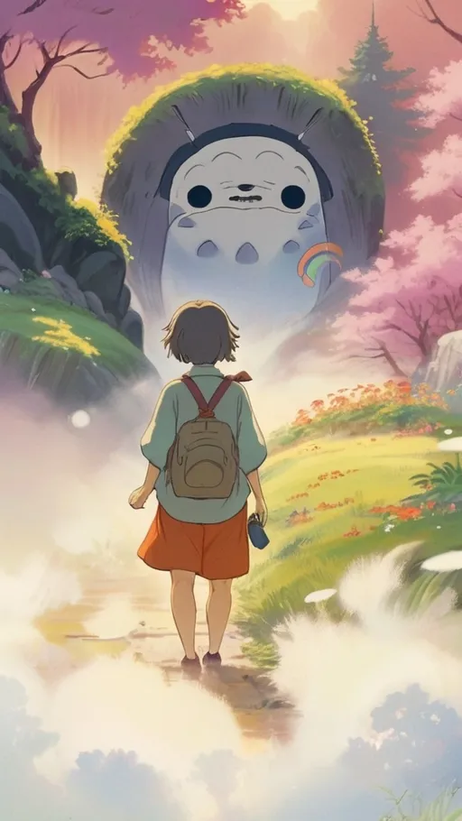 Prompt: Turn this image into ghibli Art 