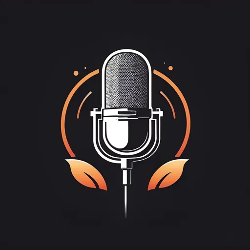 Prompt: VETOR DE LOGO DE PODCAST