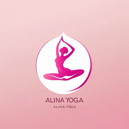 Prompt: (logo design) "Alina Yoga", (pink color palette), vibrant and modern, elegant typography, minimalist style, soft curves and flowing lines, balanced composition, soothing aesthetic, appealing and contemporary, high-resolution design, professional and uniquely memorable.