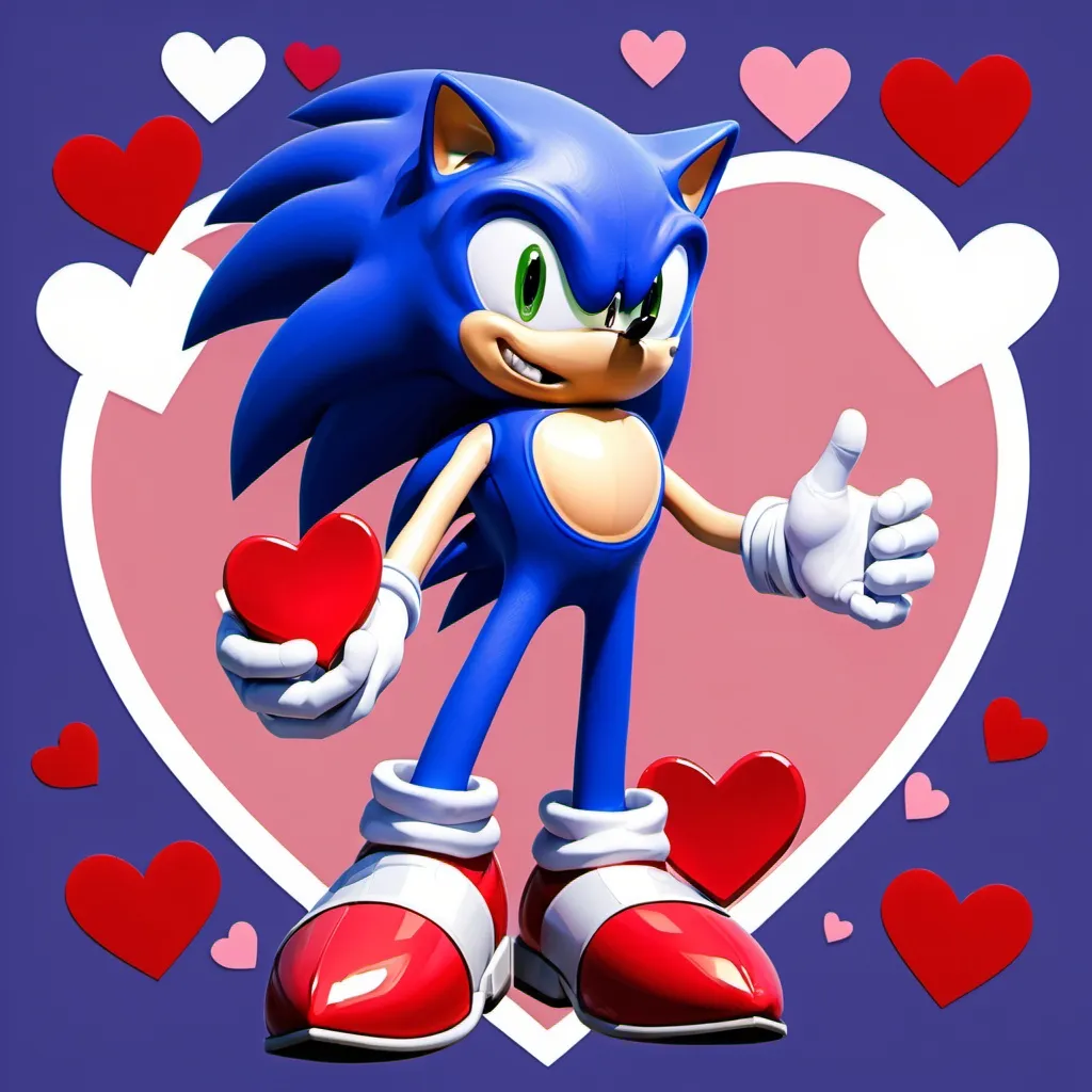 Prompt: sonic valentines