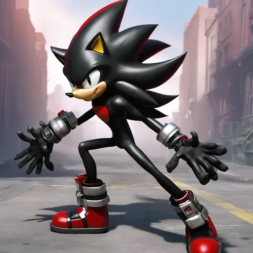 Prompt:  shadow the hedgehog 