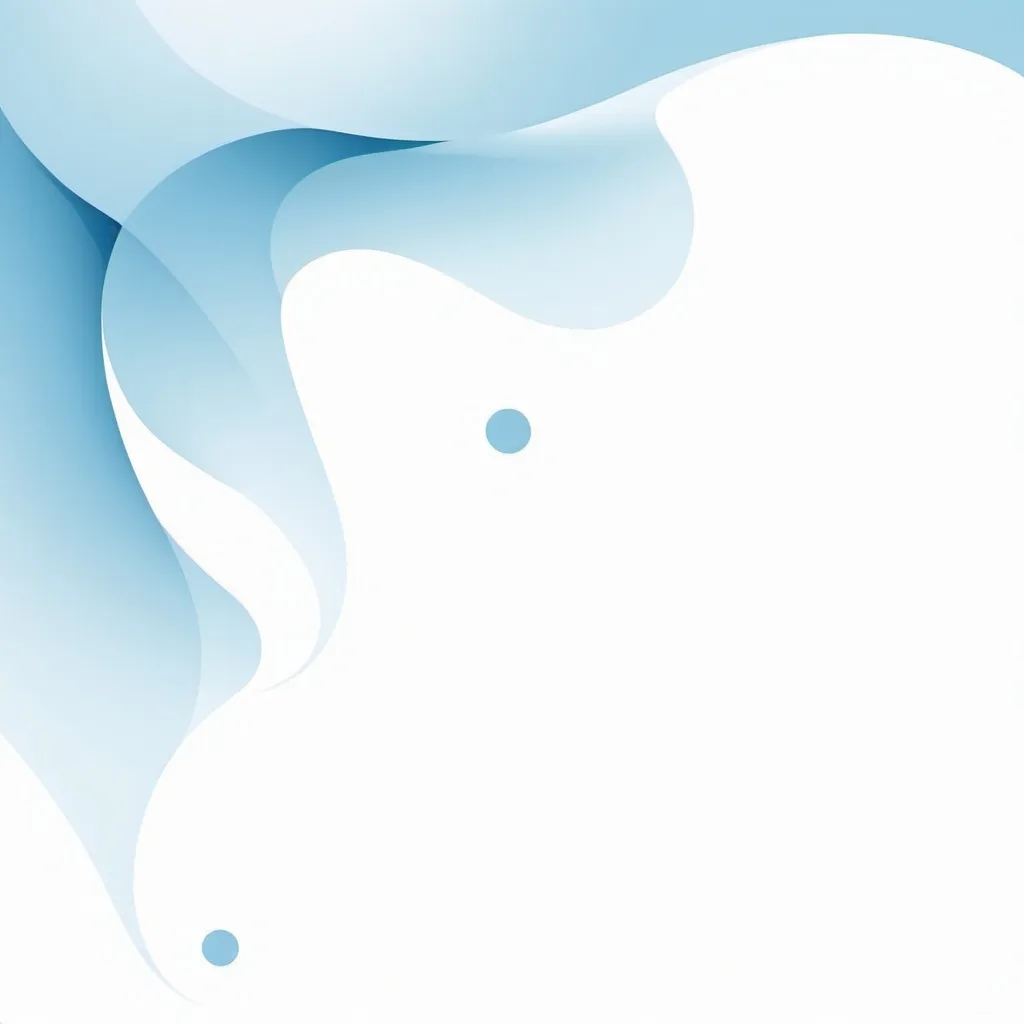 Prompt: A background design for an application featuring light blue abstract shapes and forms. The shapes should be very fluid and organic, blending seamlessly with varying tones of blue. The design should be created as a vector graphic (SVG), maintaining a modern and soothing visual appeal with soft gradients and abstract elements.
