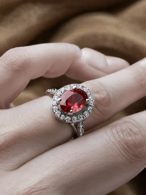 Prompt: <mymodel>  make a product image for this ring for any beautiful model