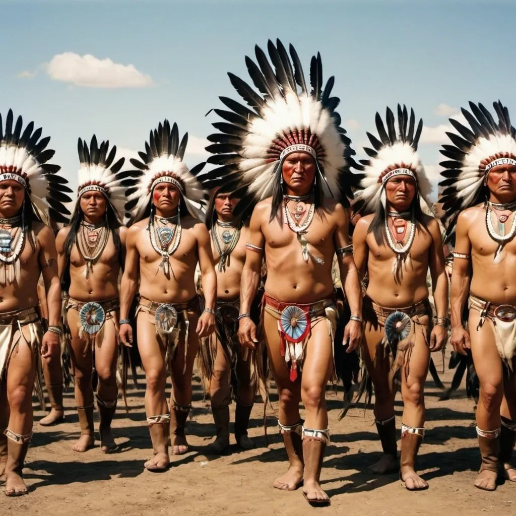 Prompt: Native American takeover of earth 