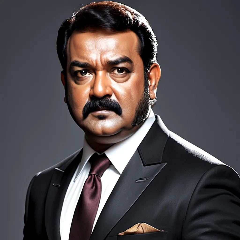 Prompt: Mohan Lal as James bond
