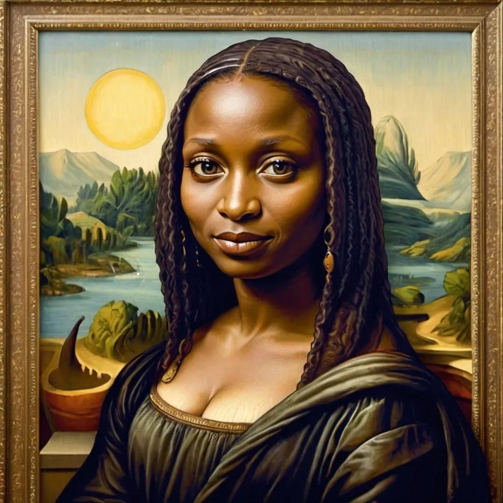 Prompt: African  Mona Lisa