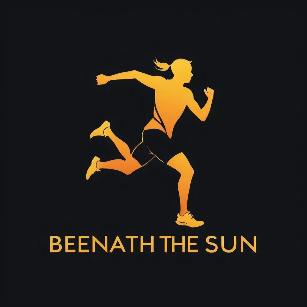 Prompt: Beneath the sun, a minimalist graphic of a runner is depicted in mid-stride, representing the relentless pursuit of dreams and goals. The combination of the motivational text and the dynamic imagery creates a powerful visual statement that encourages you to always aim high and stay driven.