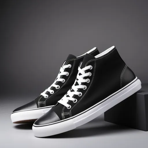 Prompt: A pair of stylish sneakers suitable for casual wear., professional product shot