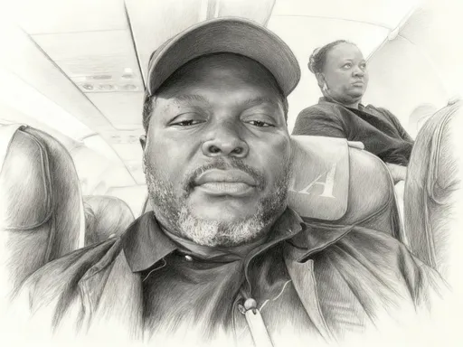 Prompt: Ultra-realistic black and white pencil portrait, perfect likeness to the original photo, highly detailed eyes, nose, lips, ears, and skin texture, visible graphite shading, realistic shadows, accurate hair/braids structure, crisp contours, no smoothing, authentic imperfections preserved, clean neutral background, A3 print resolution, masterpiece graphite drawing.