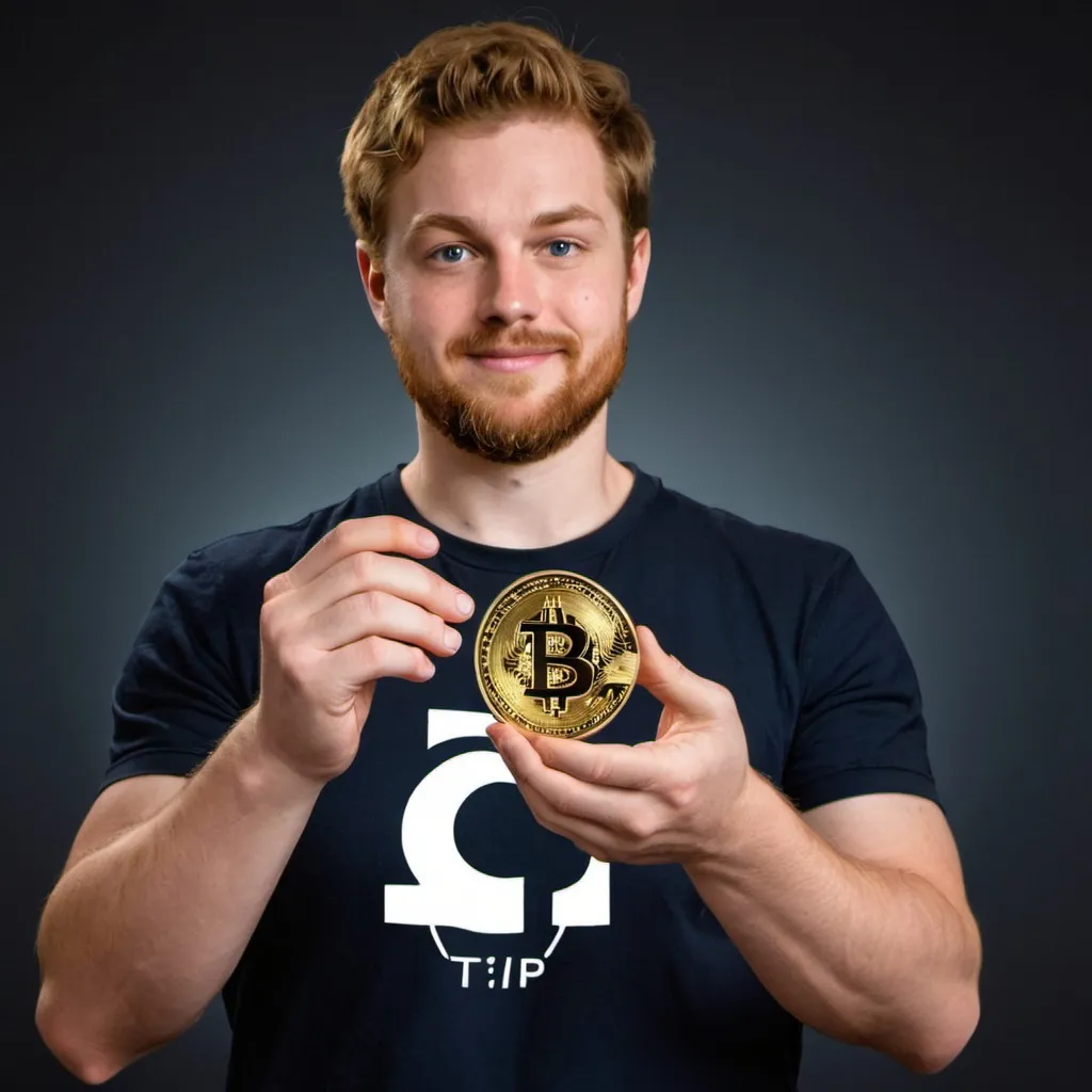 Prompt: Sam Holding Crypto 