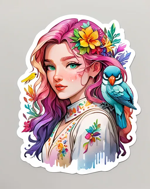 Prompt: STICKER, SOLID background, SHARP FOCUS of A Detailed watercolorCoachella outfits if it took place in westeros

 SOLID BACKGROUND< white background, Floral Splash, Rainbow Colors, Redbubble Sticker,Splash In Vibrant Colors, 3D Vector Art, Cute And Quirky, Adobe Illustrator, HandDrawn, Digital Painting, LowPoly, Soft Lighting, Bird'sEye View, Isometric Style, Retro Aesthetic, Focused On The Character, 4K Resolution,