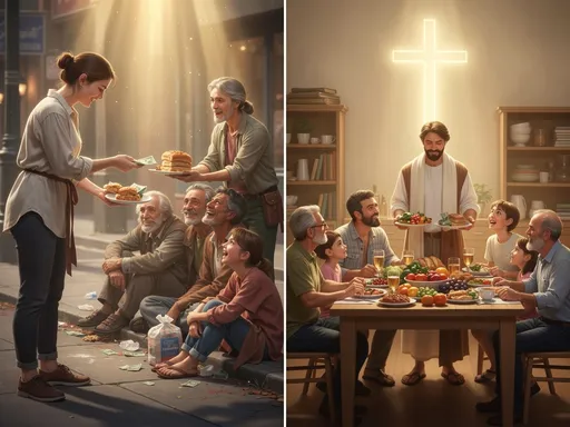 Prompt: Show how God can bless if you give to the poor