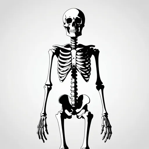 Prompt: Skeleton design