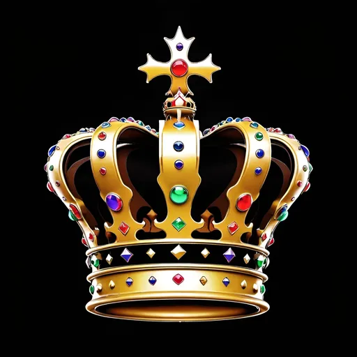 Prompt:  Words that say king and has a crown on it?