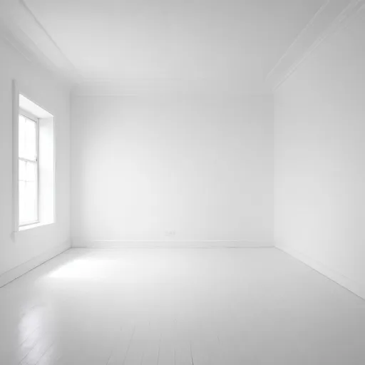 Prompt: white empty room
