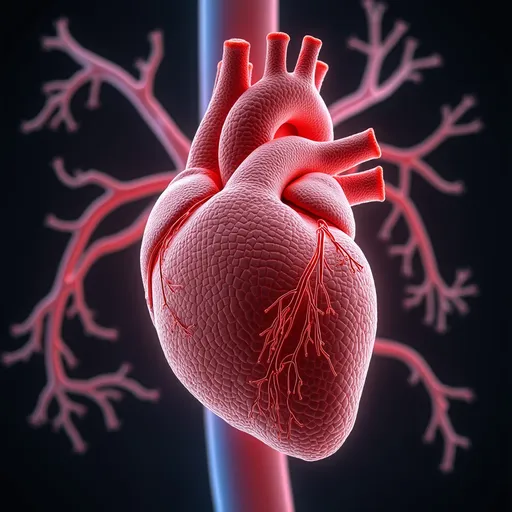 Prompt: بدي صوره بذكاء الاصطناعي للقلب والشراييين تكون ثلاثيه ا
لابعاد 